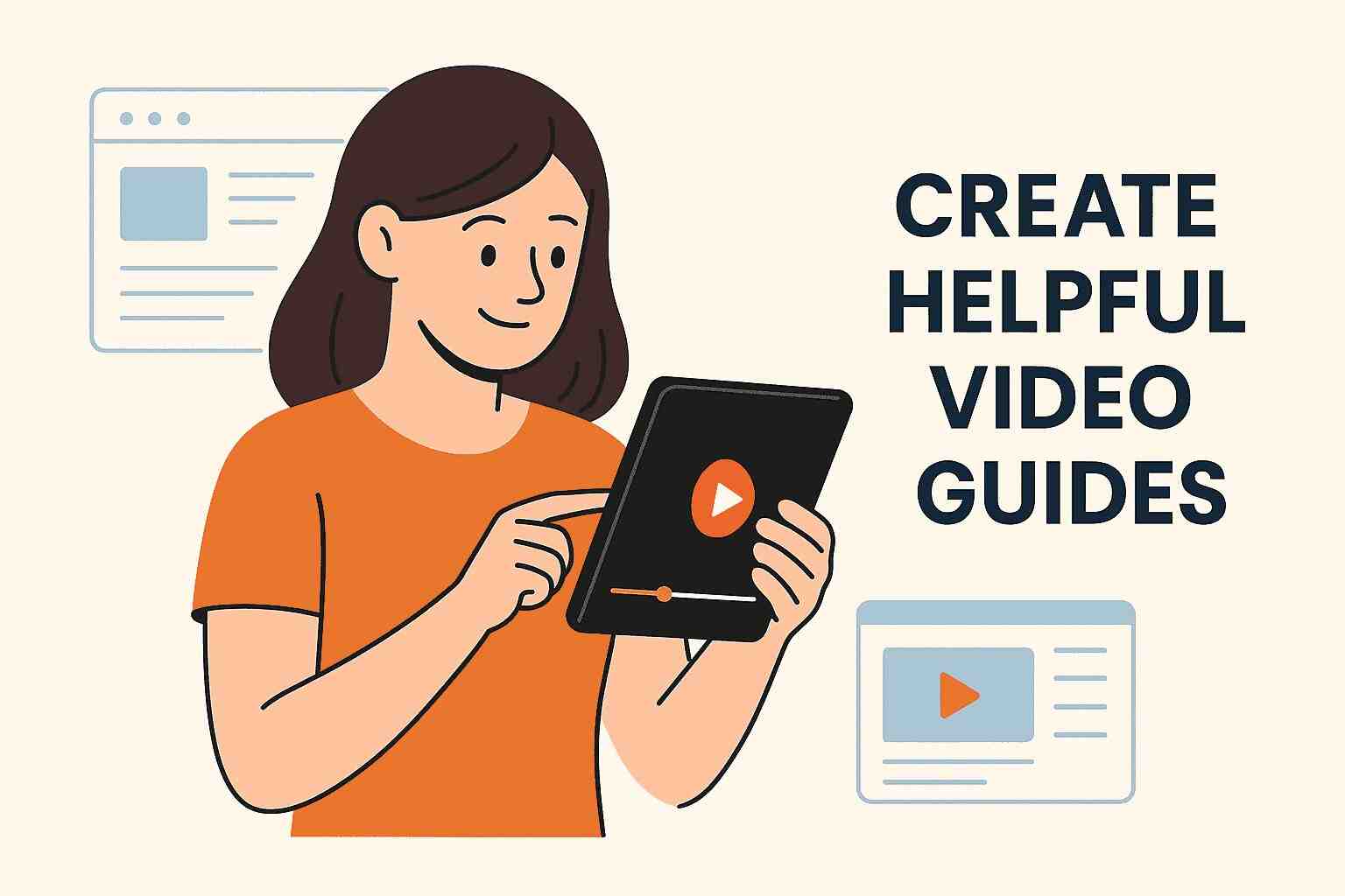CREATE HELPFUL VIDEO GUIDES