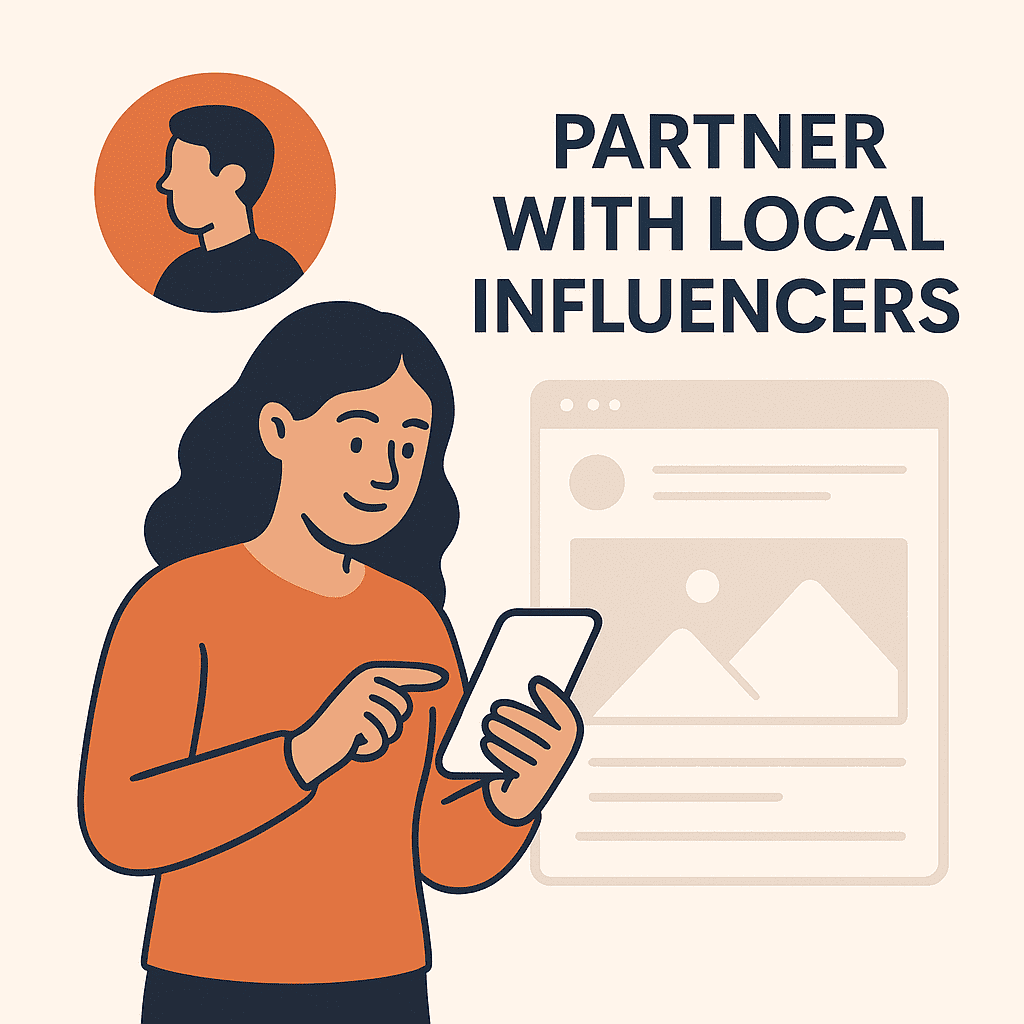 PARTNER WITH LOCAL INFLUENCERS