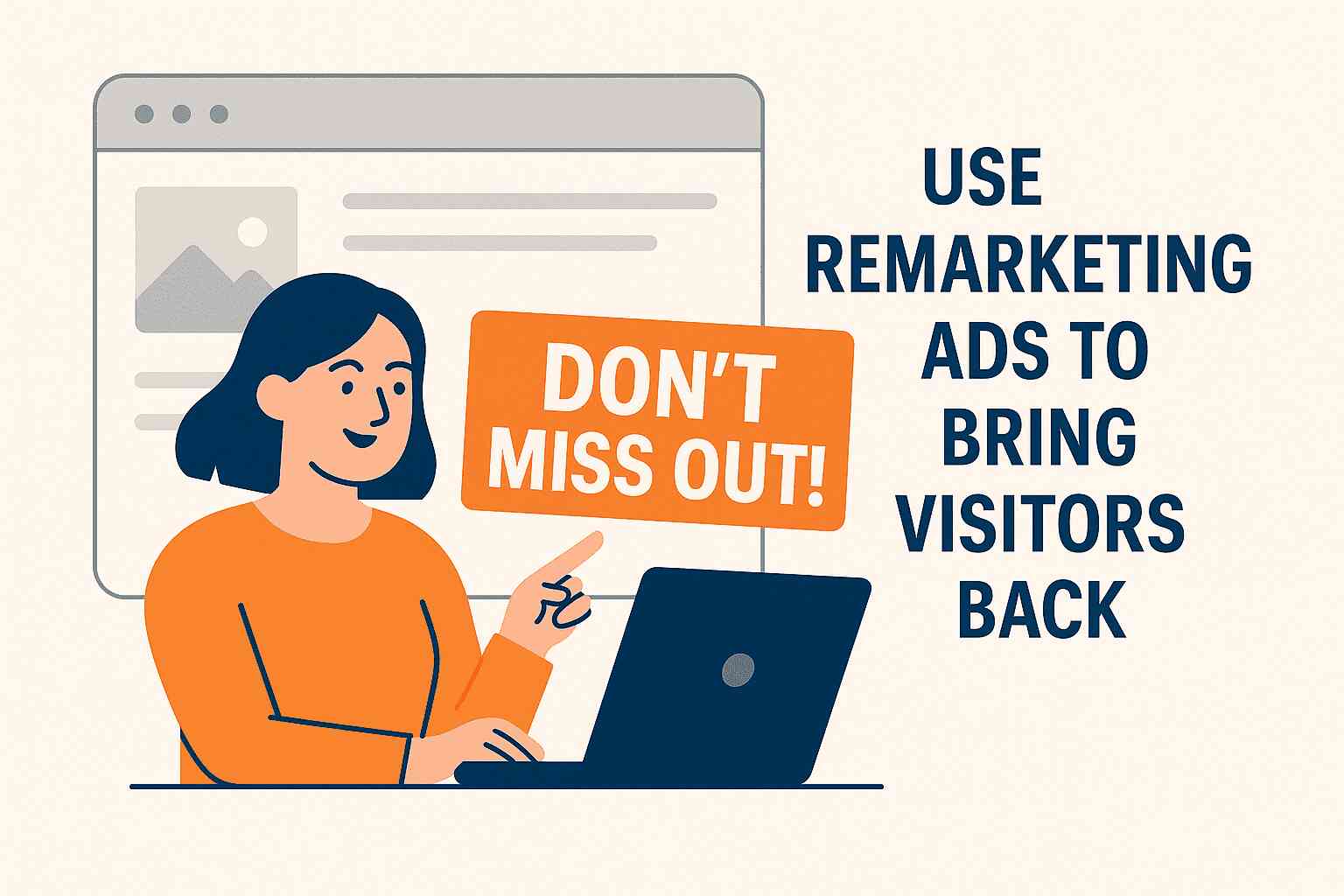 USE REMARKETING ADS TO BRING VISITORS BACK