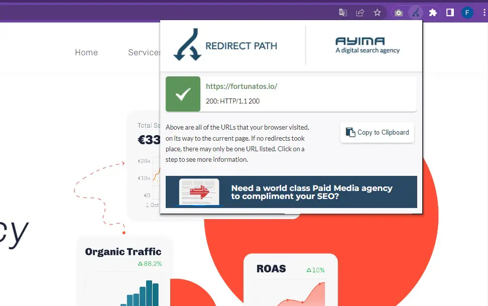 Redirect path