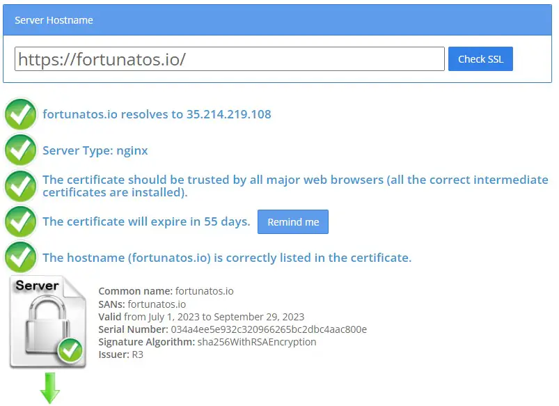 HTTPS checker